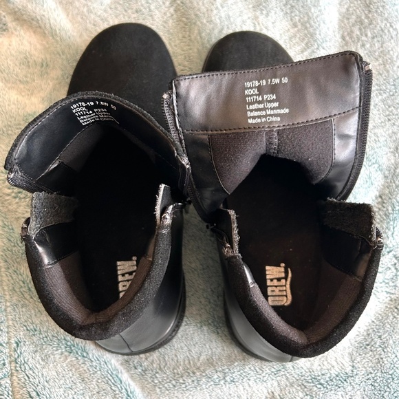 DREW Shoe Kool Casual Boot  Double Zipper Black Suede/Leather Size 7.5W - Picture 11 of 15